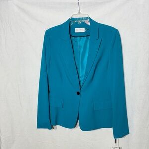 Calvin Klein Women's Vibrant Blue Blazer